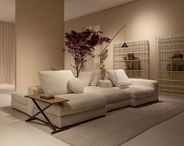 Sectional fabric sofa Ananta Saba factory SABA from Italy. Foto №13