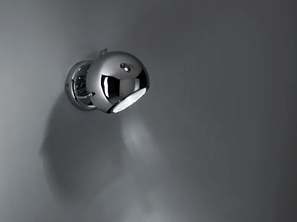 Adjustable Steel Spotlight Fabbian Beluga factory Fabbian from Italy. Foto №4