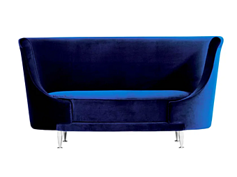Small sofa with upholstered back Newtone Moroso factory Moroso from Italy