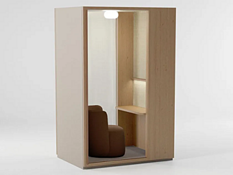 Phone booth with built-in lights KETTAL KALL M KSB300200