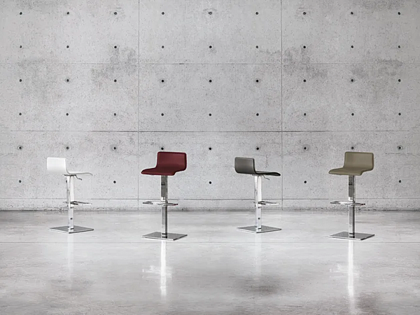 Height Adjustable Bonded Leather Stool SEDIT Campus factory SEDIT from Italy. Foto №2