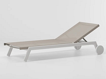 Recliner sun lounger with castors Molo Kettal