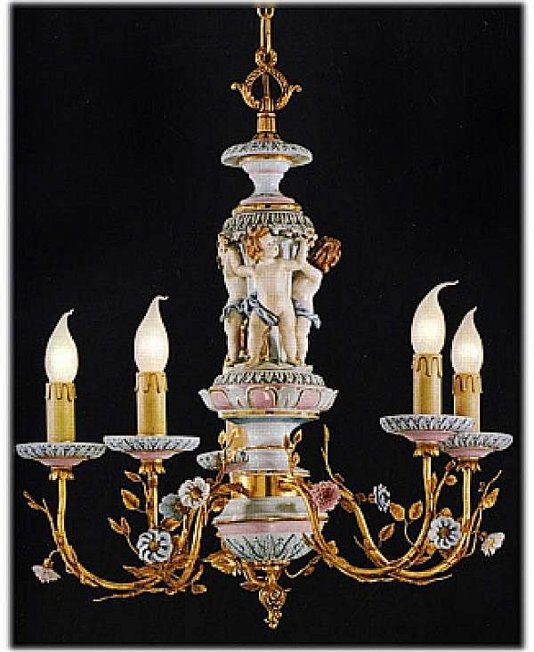 Chandelier FBAI 3075/5 factory FBAI from Italy. Foto №1