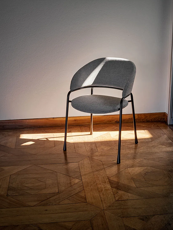 Fabric easy chair with armrests Potocco Fast 946 P 946/P factory POTOCCO from Italy. Foto №5