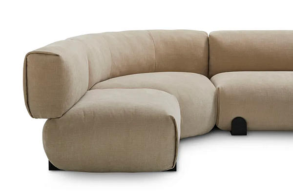 Sectional fabric sofa Simposio Saba Italia factory SABA from Italy. Foto №9