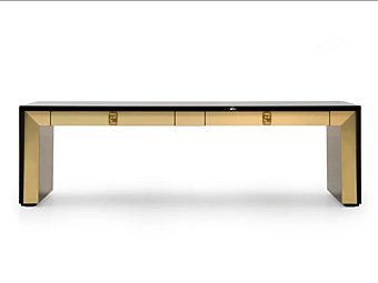 Rectangular mirrored glass coffee table Formitalia Muzio factory FORMITALIA from Italy