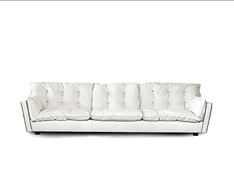 Sofa with upholstered back BAXTER Sorrento factory BAXTER from Italy