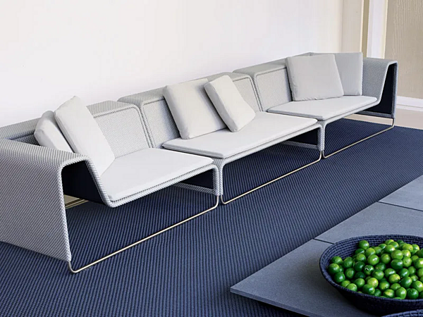 Sectional modular garden sofa island PAOLA LENTI outdoor fabric factory PAOLA LENTI from Italy. Foto №5