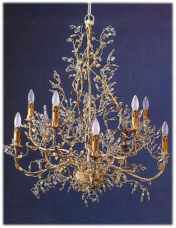 Chandelier MECHINI L202/10 factory MECHINI from Italy. Foto №1