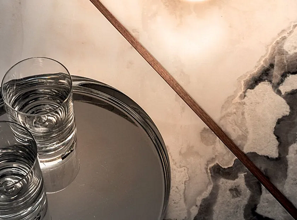 Oval marble coffee table for living room i 4 Mariani Giotto factory i 4 Mariani from Italy. Foto №5