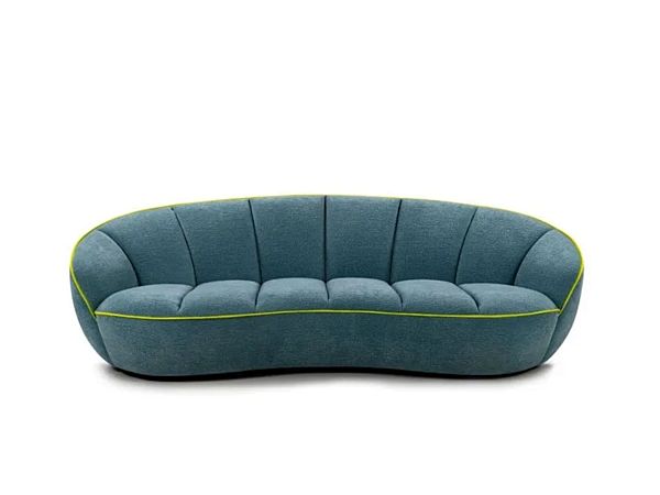 3-seater fabric sofa with soft back Egoitaliano Shai factory Egoitaliano from Italy. Foto №1