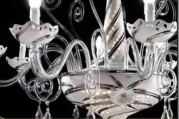 Chandelier LORENZON (F.LLI LORENZON) LL.12/BP/VM/8F factory LORENZON (F.LLI LORENZON) from Italy. Foto №2