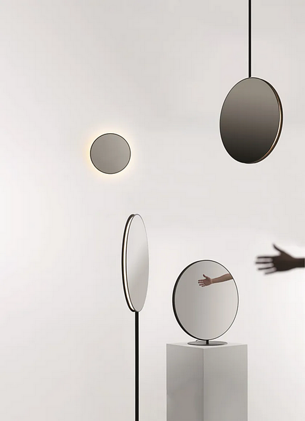 Double-Sided Freestanding Mirror with Integrated Lighting Artemide SE ES factory Artemide from Italy. Foto №15