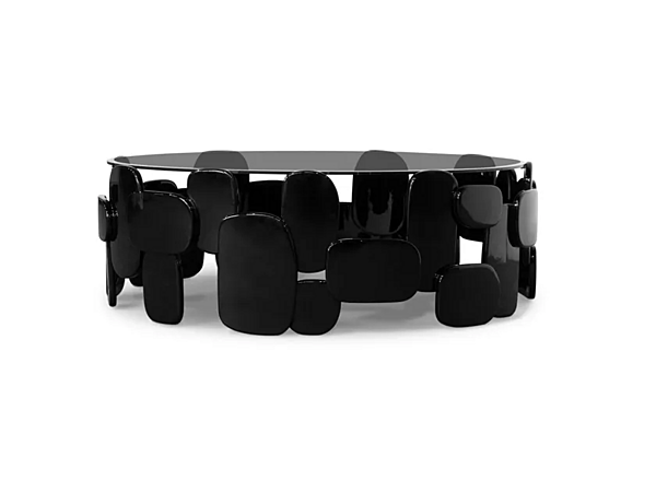 Round Wooden Coffee Table Goraka BRABBU factory BRABBU from Italy. Foto №3