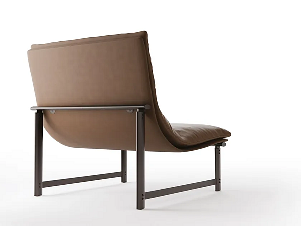 Upholstered armchair with soft back MisuraEmme Baltimora factory MisuraEmme from Italy. Foto №4