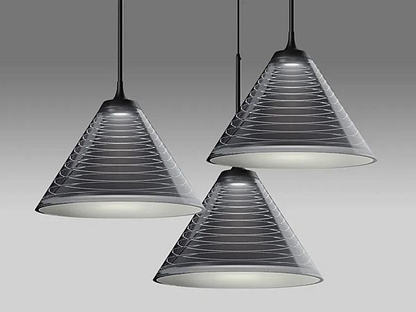 LED pendant lamp made of aluminum Look at Me Artemide 1452010APP, 1453010APP, 1450010A, 1451010A factory Artemide from Italy. Foto №1