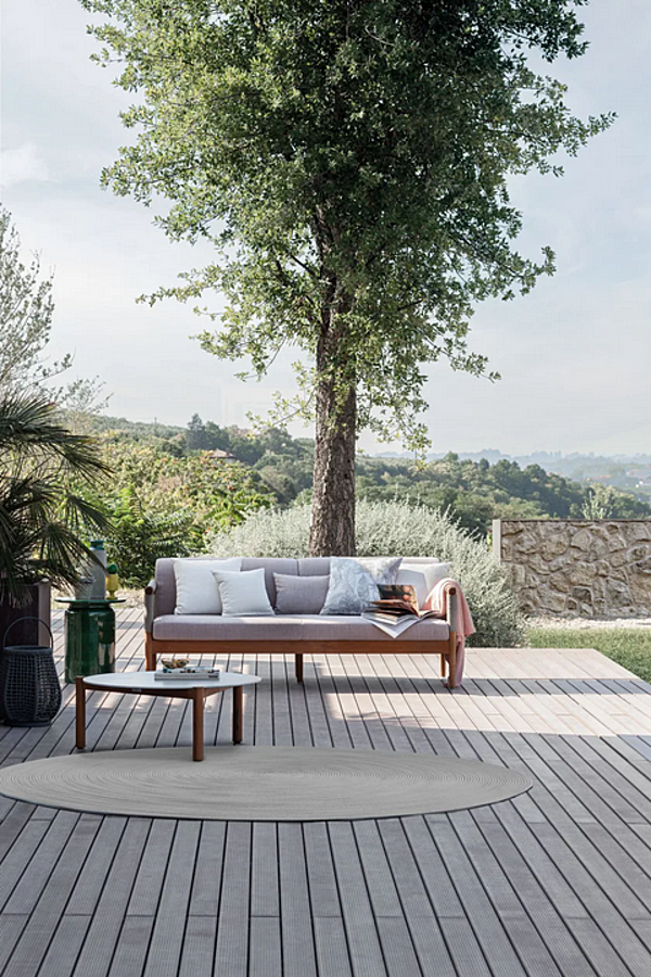 2-Seater Fabric Garden Sofa Lodge Atmosphera LG.DV factory ATMOSPHERA from Italy. Foto №2