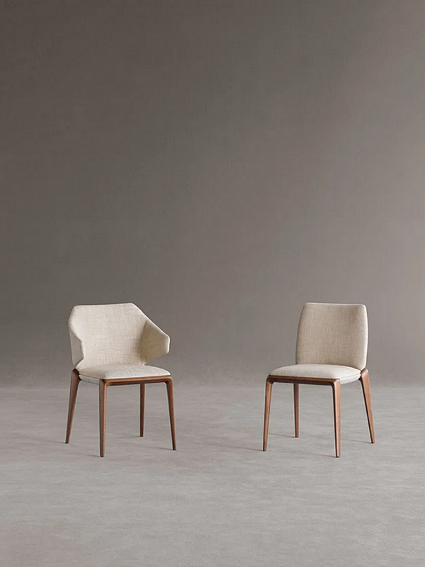 Upholstered fabric chair Hiru 947 Potocco 947 factory POTOCCO from Italy. Foto №3