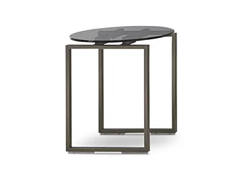Round Crystal Side Table Kubico i 4 Mariani
