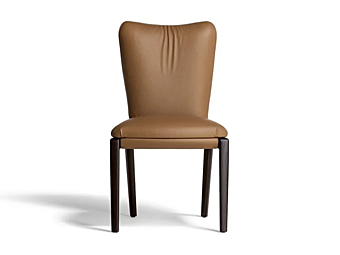 High Back Upholstered Leather Chair POLTRONA FRAU The Collection
