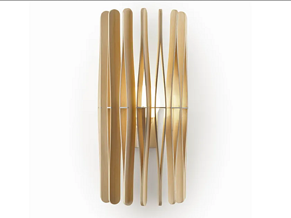 Wooden wall light Fabbian Stick Collection factory Fabbian from Italy. Foto №1