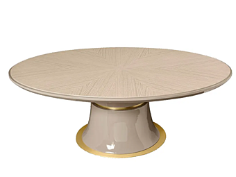 Oval wooden coffee table A.R. Arredamenti Victor V16/O factory AR Interiors from Italy