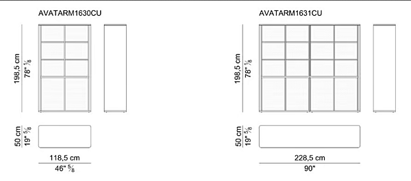 Tall Open Wooden Office Shelving i 4 Mariani Avatar factory i 4 Mariani from Italy. Foto №4