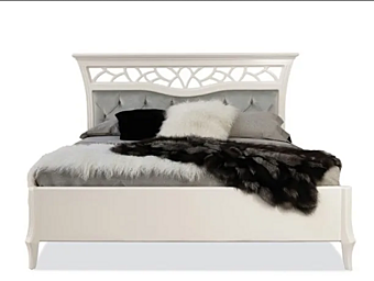 Double bed with tufted headboard MARZORATI Montecarlo Double bed with tufted headboard MARZORATI Montecarlo factory MARZORATI from Italy