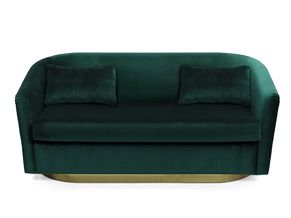 2-seater fabric sofa with soft back BRABBU Earth Sofa factory BRABBU from Italy. Foto №1