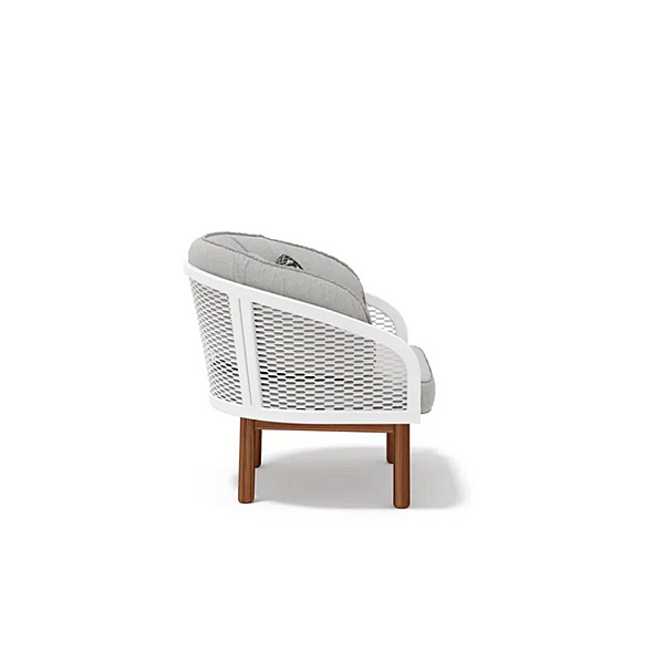 Fabric garden armchair with armrests Atmosphera Cyrano CYR.PL factory ATMOSPHERA from Italy. Foto №3