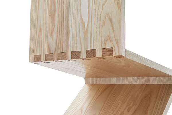 Wooden Zig Zag Chair CASSINA factory CASSINA from Italy. Foto №4