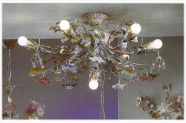 Chandelier MECHINI P339/7 factory MECHINI from Italy. Foto №1