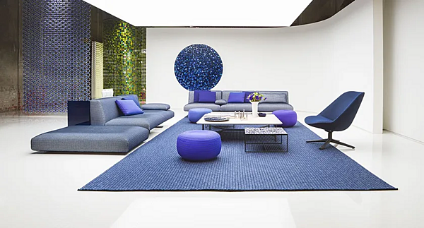 Low square coffee table Nesso Paola Lenti factory PAOLA LENTI from Italy. Foto №3