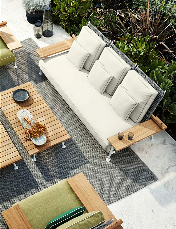 Fabric garden sofa CASSINA 239 Fenc-e Nature factory CASSINA from Italy. Foto №5