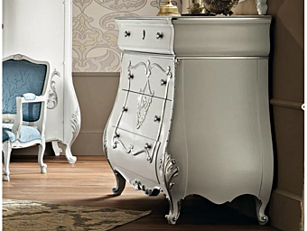 Solid Wood Chest of Drawers Modenese Luxury Interiors 11210 factory MODENESE GASTONE from Italy