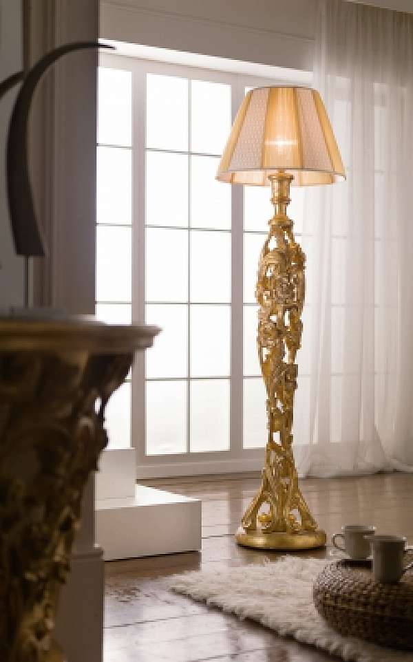 Floor lamp STILE LEGNO 8052 factory STILE LEGNO from Italy. Foto №2