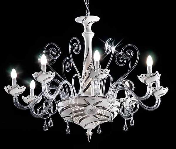 Chandelier LORENZON (F.LLI LORENZON) LL.12/BP/VM/8F factory LORENZON (F.LLI LORENZON) from Italy. Foto №1