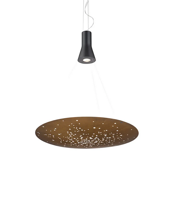 LED pendant lamp metal Fabbian Lens F46 factory Fabbian from Italy. Foto №5