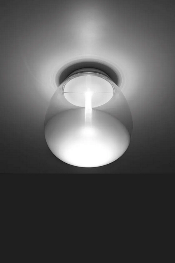 Blown Glass Wall and Ceiling Lamp Empatia Artemide factory Artemide from Italy. Foto №4