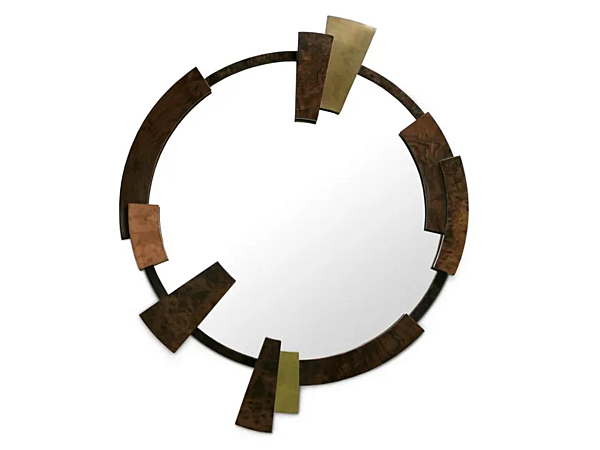 Round Framed Wall Mirror Kaamos BRABBU factory BRABBU from Italy. Foto №1