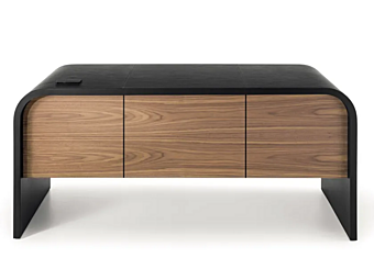 Rectangular wooden writing desk with drawers i 4 Mariani Nami