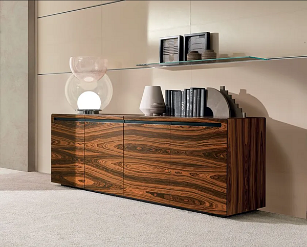 Low wooden office storage unit with drawers i 4 Mariani factory i 4 Mariani from Italy. Foto №3