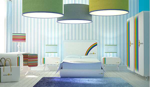 Bedside table ALTA MODA Rainbow  07/SMALL factory ALTA MODA from Italy. Foto №4