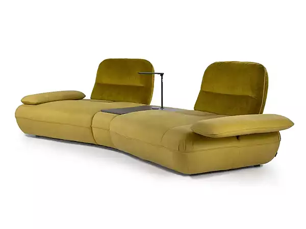 Fabric sofa with upholstered back Egoitaliano Hoops factory Egoitaliano from Italy. Foto №2