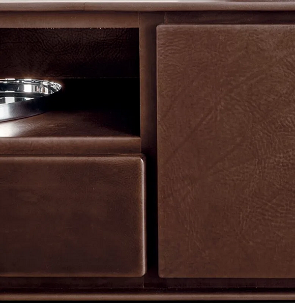 Leather sideboard with doors Slick I 4 Mariani factory i 4 Mariani from Italy. Foto №7