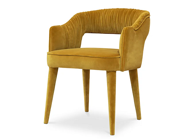 Upholstered velvet armchair Stola BRABBU factory BRABBU from Italy. Foto №1