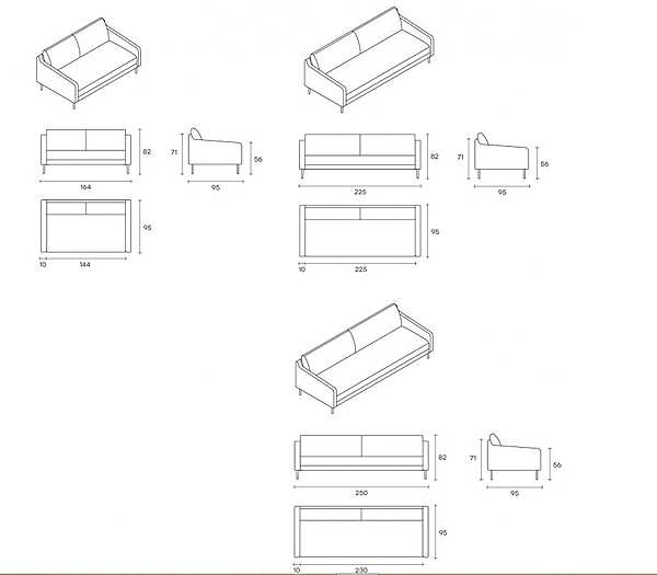 Couch FIAM Condense factory FIAM from Italy. Foto №2