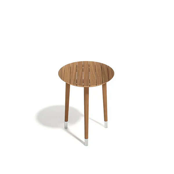 Round teak side table Medusa Atmosphera MU.SR. factory ATMOSPHERA from Italy. Foto №7