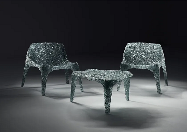 Polycarbonate armchair Veronica Edra factory EDRA from Italy. Foto №2