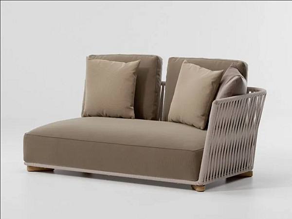 Sectional fabric garden sofa with soft back KETTAL Grand Bitta KS7003400, KS7003300, KS7003500 factory KETTAL from Italy. Foto №3